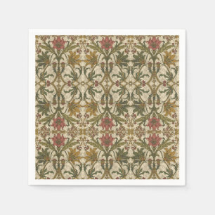 Golden Lily Wildflowers William Morris Napkin
