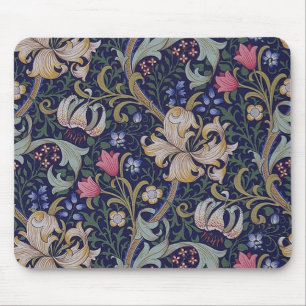 Golden Lily, William Morris Mouse Mat