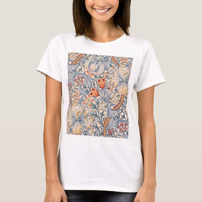 Golden Lily, William Morris T-Shirt (Front)