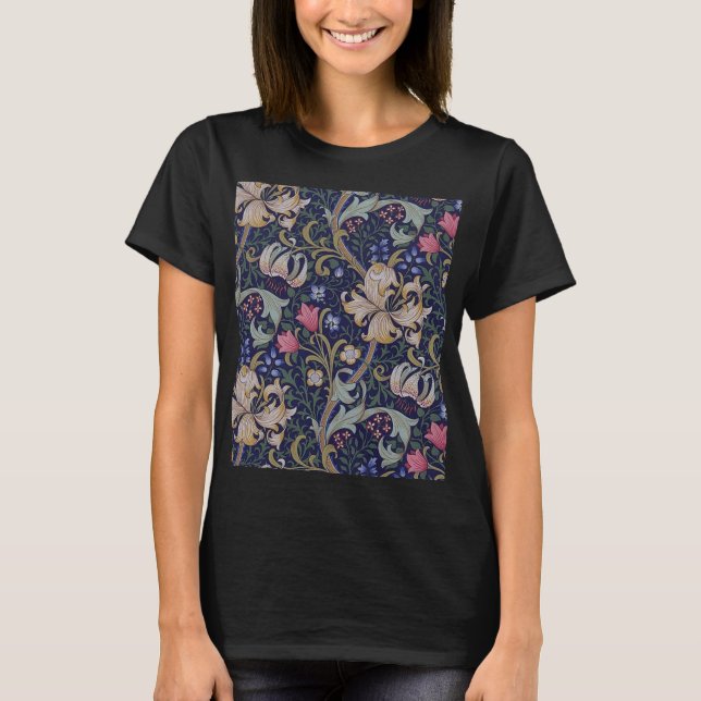 Golden Lily, William Morris T-Shirt (Front)