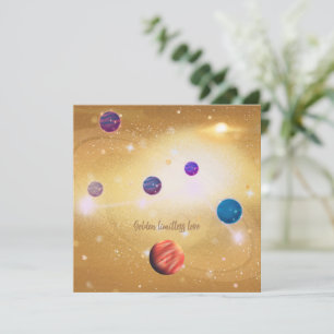 Golden Limitless Love Invitation