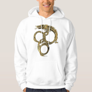 Golden Line Dragon – Elegant Mythical Creature  Hoodie