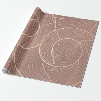 Golden lines pattern background. Luxury gold Line  Wrapping Paper