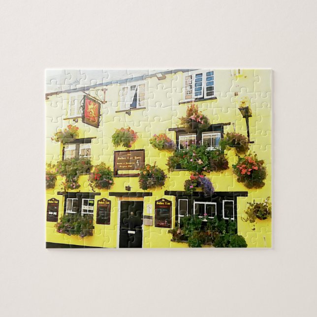Golden Lion Hotel Padstow Cornwall England Jigsaw Puzzle (Horizontal)