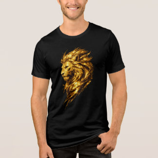 Golden Lion Legacy | Luxury Gold Lion Tri-Blend Shirt