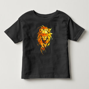 Golden Lion Majestic Portrait Toddler T-Shirt