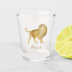 Golden Lion  Shot Glass