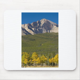 Golden Longs Peak View Mouse Mat