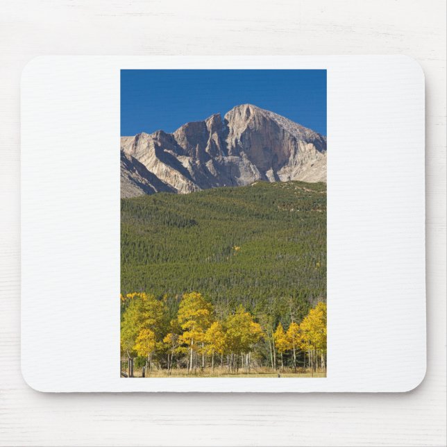 Golden Longs Peak View Mouse Mat (Front)