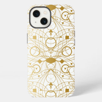 Golden Lotus Design Luxury iPhone 13 Case