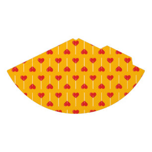 Golden Love Suckers Red Party Hat