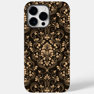 Golden Luxury Damask Case-Mate iPhone 14 Pro Max Case