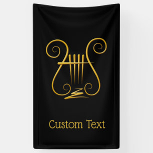 Golden Lyre Banner