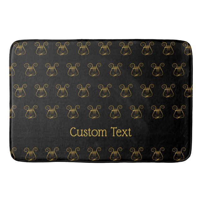 Golden Lyre Bath Mat (Front)