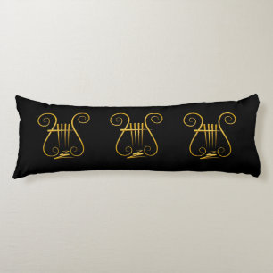 Golden Lyre Body Cushion