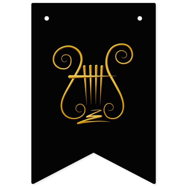 Golden Lyre Bunting (First Flag)