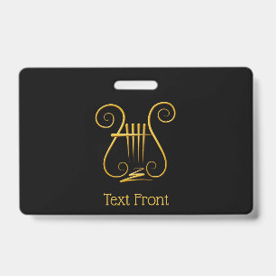 Golden Lyre ID Badge