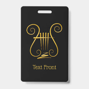 Golden Lyre ID Badge