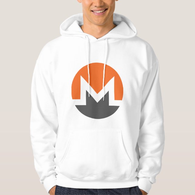 Golden M Simple Men's Hoodie  (Front)