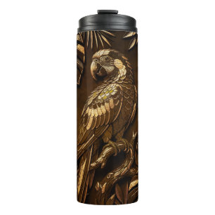 Golden Macaw Thermal Tumbler