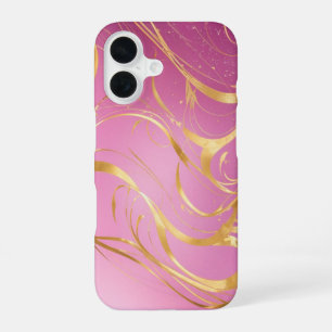 Golden Magic Ribbons Phone Case