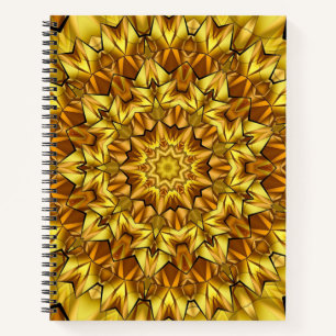 Golden Mandala Antique Abstract Design-63495 Notebook