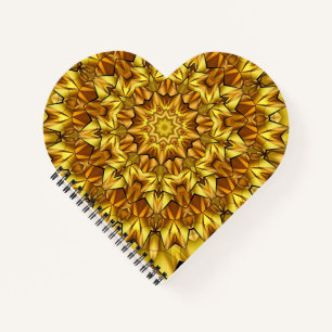 Golden Mandala Antique Abstract Design-63495 Notebook