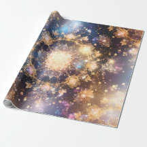 Golden Mandala Gift Wrap