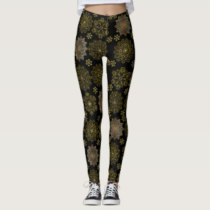 golden mandala leggings
