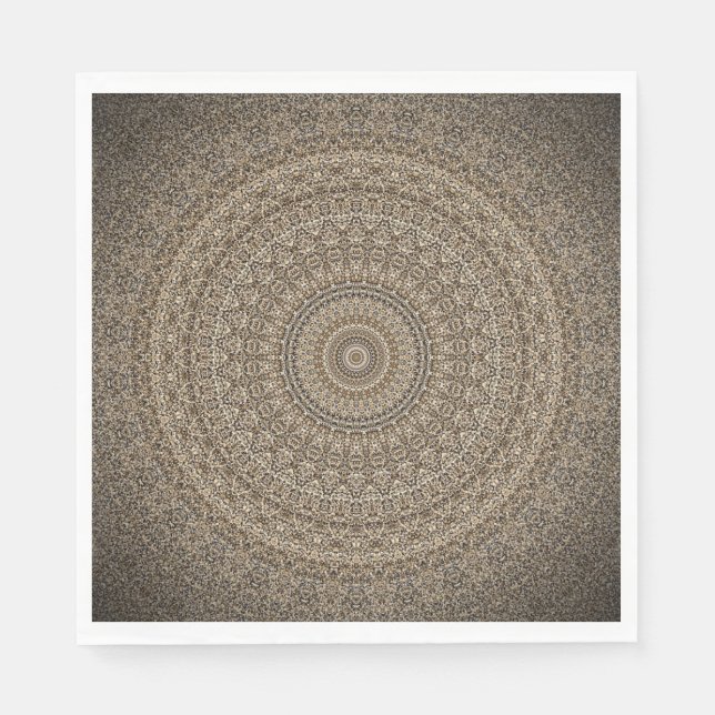 Golden Mandala Napkin (Front)