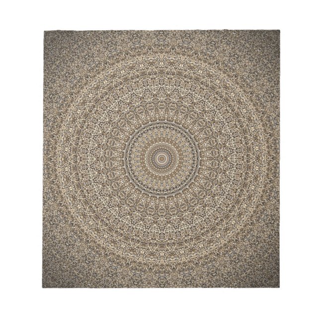 Golden Mandala Notepad (Front)