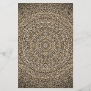 Golden Mandala Stationery