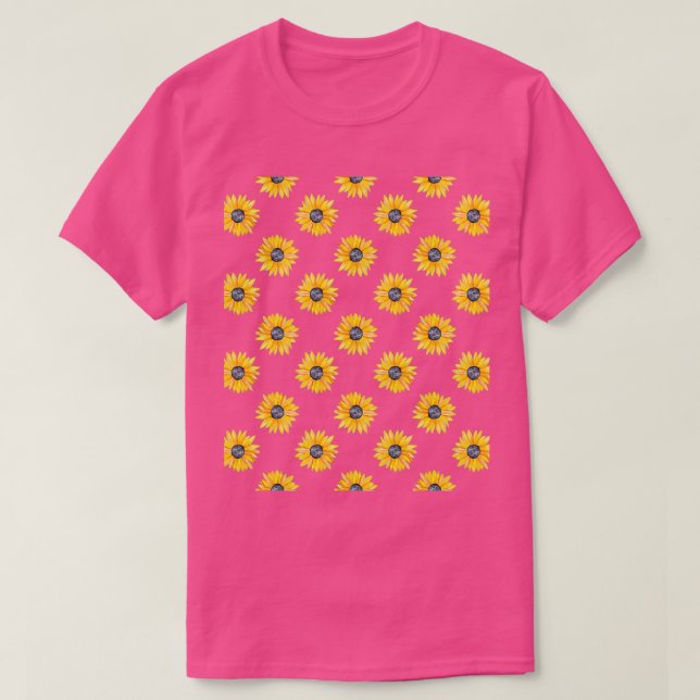 Golden Mandala Sunflower 3 T-Shirt (Design Front)
