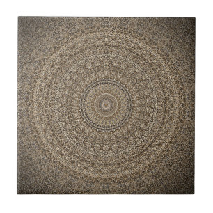 Golden Mandala Tile
