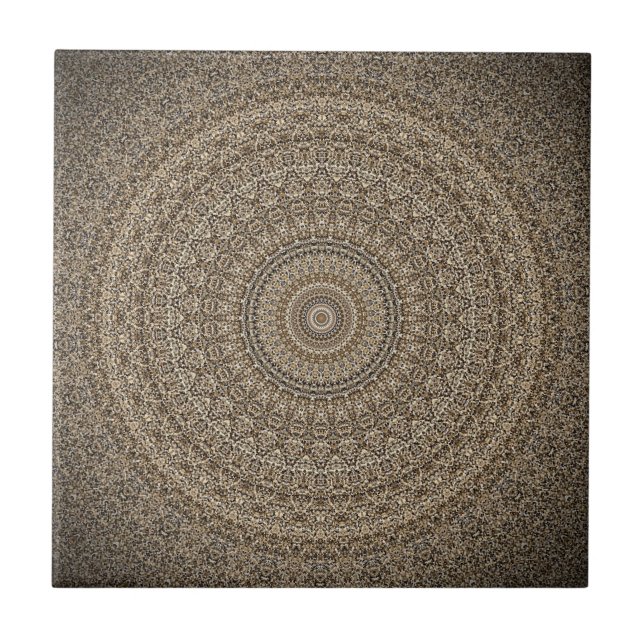 Golden Mandala Tile (Front)
