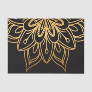 Golden Mandala Tissue Paper