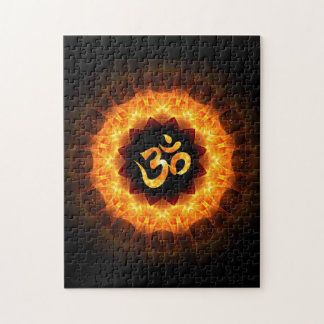 Golden Mandala with OM Jigsaw Puzzle