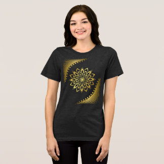 Golden Mandala Women's T-Shirt Tri-Blend Shirt