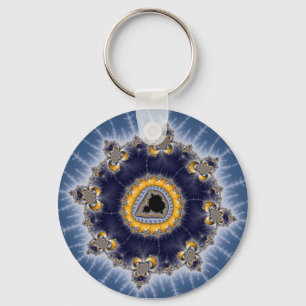 Golden Mandelbrot - Fractal Key Ring