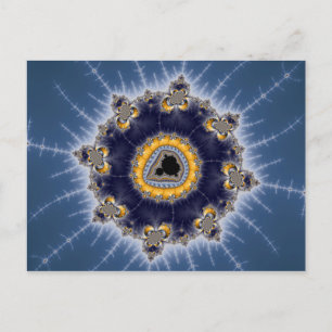 Golden Mandelbrot - Fractal Postcard