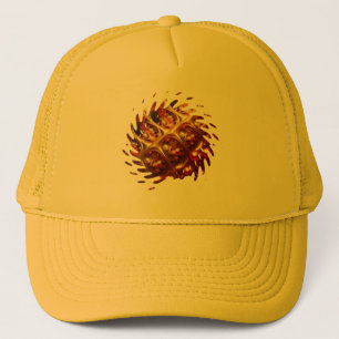 Golden Mandelbrot - Spinning About Trucker Hat