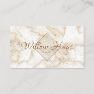Golden Marble Business Card