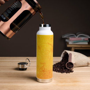 Golden Marble Glow Stainless Steel Bottle