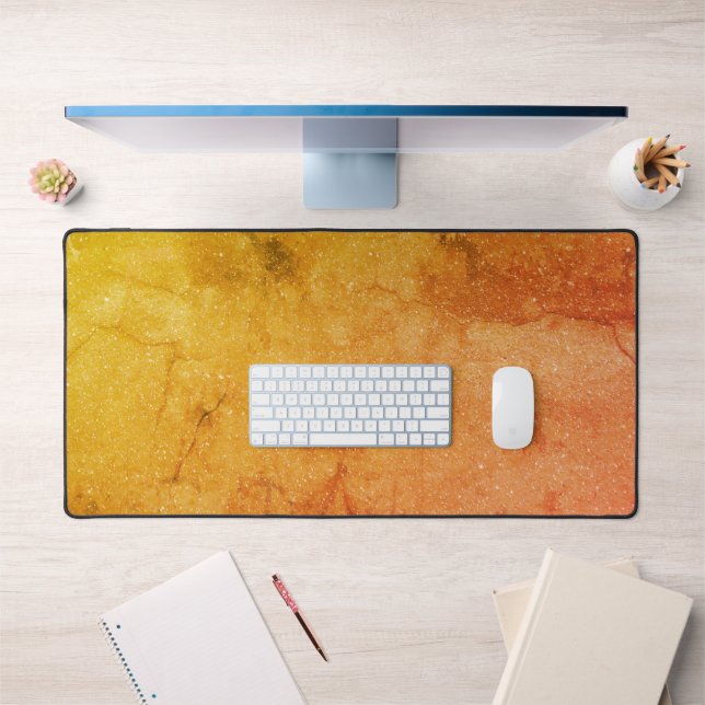 Golden Marble Large Mouse Pad - Custom Desk Mat (Office 1)