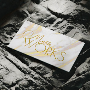 Golden Marble Stone Works Countertops Monuments Business Card