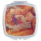 golden maze compact mirror