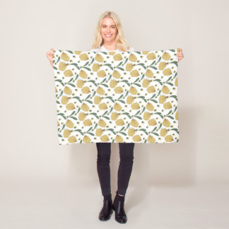 "Golden Meadow" Fleece Blanket