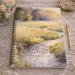 Golden Meadow Personalised Reflections Journal