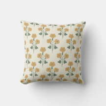 Golden Meadow Sunlit Vintage Botanical