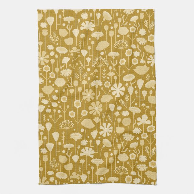 Golden Meadow Tea Towel (Vertical)